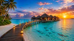 Maldives eSim - 100 Gb for 30 days