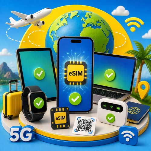 eSIM-kompatibilis készülékek